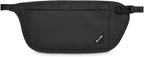 Pacsafe Coversafe V100 Anti-Theft RFID Blocking Waist Wallet, Black