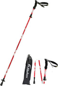 A ALAFEN Aluminum Collapsible Ultralight Travel Trekking Hiking Pole for Men and Women (Fits 5'3" - 6'2")