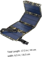 DOITOOL Portable Solar Panel Charger for Cell Phone USB Emergency Solar Charger for Car Camping