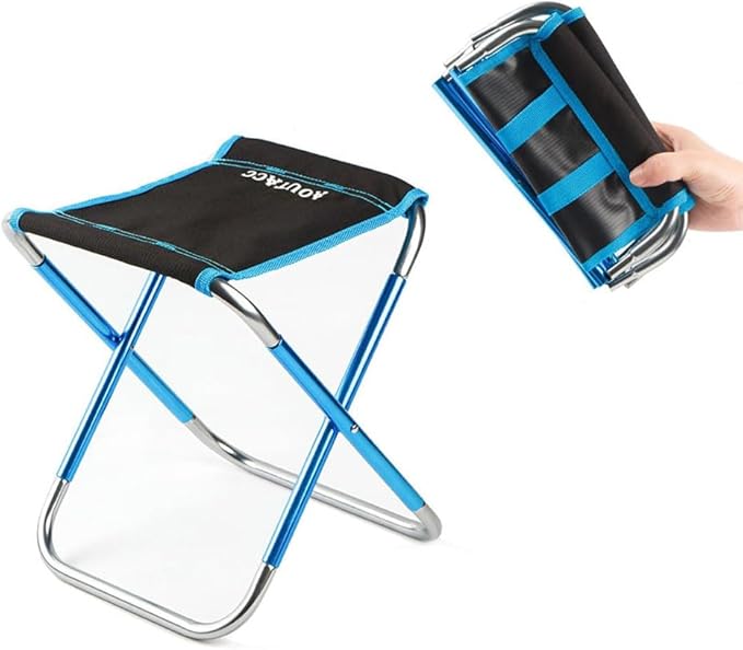 Ultralight Portable Folding Camping Stool for Outdoor Fishing Hiking Backpacking Travelling(XL:13"x14"x15";Large:11.8"x11"x11.4"; Medium:8.3"x9.5"x 11")