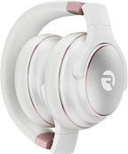 Raycon Everyday Bluetooth Headphones - Over The Ear, Active Noise Cancelling Wireless Headphones + Awareness Mode, Bluetooth Headset with Mic, 40 Hours of Battery Life (Rose Gold)