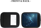 Abstract Blue Girl 2 Pack Luggage Handle Wrap Set of Neoprene Luggage Tags for Suitcases Bag Strap Wrap Cover Travel Airplane Accessories Covers Markers Sleeve Grips Identifiers Cruise