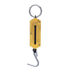 Yellow Fishing Scale with Hook Portable Mechanical Luggage Scale Weight Scale Auto-Off Function for Household, Shops, Luggage, Travel, Fishing, Outdoors