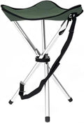 Folding Camping Stool,16.6" Folding Camping Chairs,Portable Tripod Seat,Outdoor Travel Tall Chair for Camping Walking Hunting Hiking Fishing Mountaineering Picnic Beach BBQ Garden Lawn(Pink)
