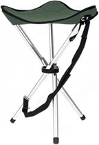 Folding Camping Stool,16.6" Folding Camping Chairs,Portable Tripod Seat,Outdoor Travel Tall Chair for Camping Walking Hunting Hiking Fishing Mountaineering Picnic Beach BBQ Garden Lawn(Pink)
