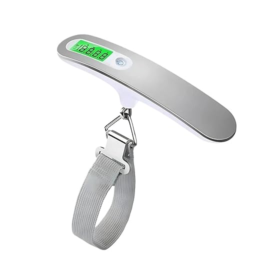 Luggage Weight Scale, 5pcs Portable Digital Hanging Scale LCD Luggage Suitcase Baggage Weight Balance Travel Electronic Scale with Belt 50kg/110lb,for Travel