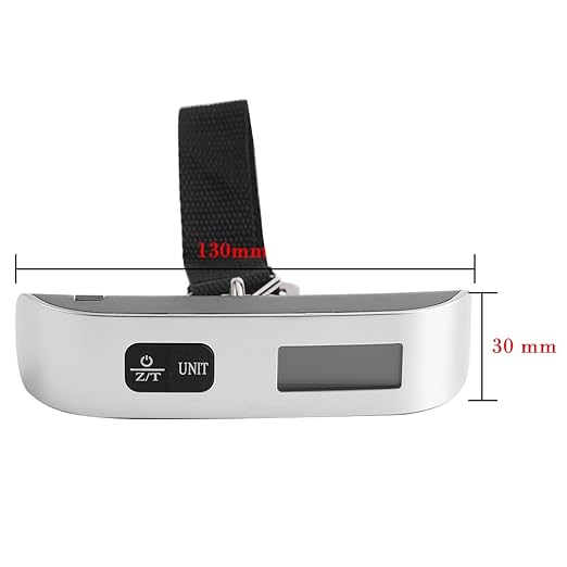 Luggage Scale, Suitcase Weighing Scale T-shaped Travel Portable Digital Hanging Scale, for Package Luggage