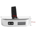 Luggage Scale, Suitcase Weighing Scale T-shaped Travel Portable Digital Hanging Scale, for Package Luggage
