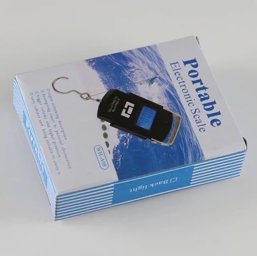 Luggage Scale, Portable Digital Hanging Baggage Scale for Travel, Suitcase Weight Scale, 110 Pounds, Battery Included (1)