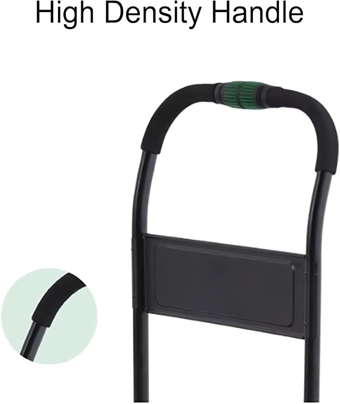 Folding Hand Truck Cart with 360° Swivel Wheels Portable Luggage & Warehouse Cart for Easy Moving Compact Lightweight Black