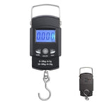 Luggage Weight Scale, 2pcs Hanging Scale Digital Electronic Fishing Hook 50kg with Backlit Display and Tape Measure,for Travel