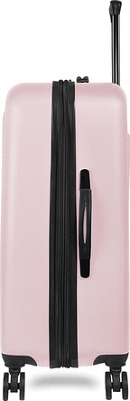 Expandable Hardsided Spinner (Pink, 3 Piece Set (28", 24", 19")