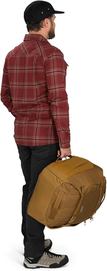 Osprey Sojourn Porter 46L Travel Backpack – Carry-On Compliant Luggage with StraightJacket Compression and Padded Laptop Sleeve – Durable Pack for International or Urban Travel, Black