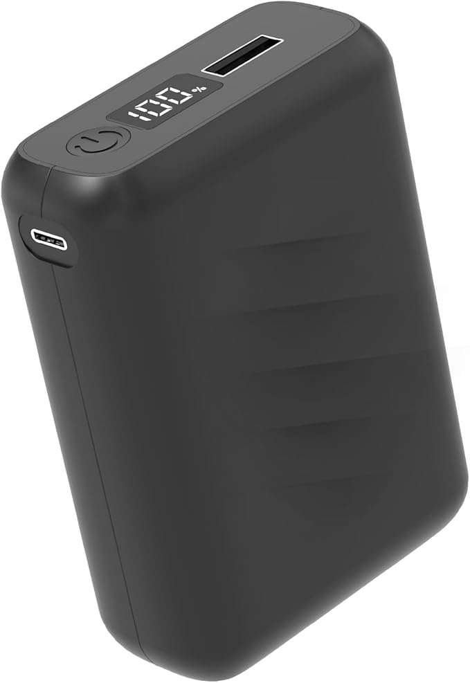 20000mAh Battery Pack for Heated Vest-5V/7.4V Rechargeable Power Bank with LED Display and DC/USB Output for Heated Jacket,Fast Charging Powerbank Compatible with iPhone iPad Samsung