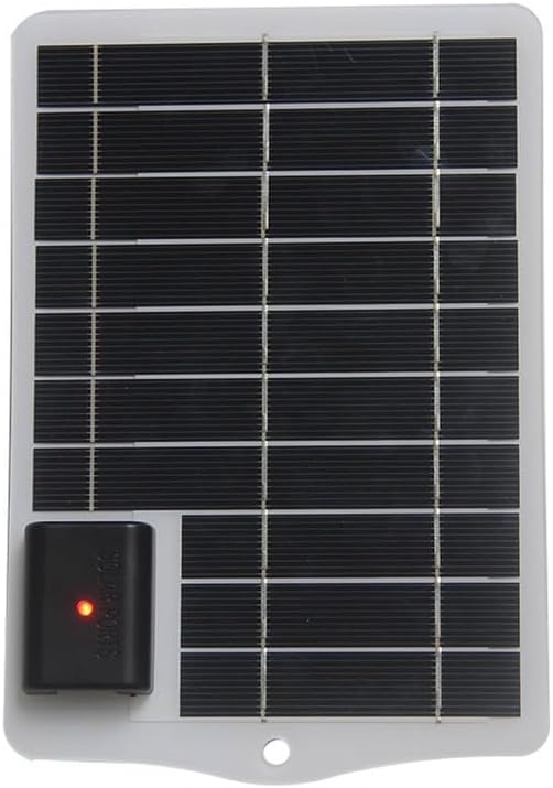 Minhe Portable 5W USB Solar Charger Panel For Outdoor Use, Efficient Charging Solution For Mobile Phones And Tablets(white)