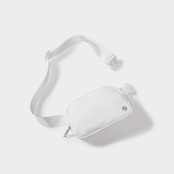 Pander Everywhere Belt Bag for Women, Fashion Waist Packs, Crossbody Bags, Everywhere Belt Bag with Adjustable Strap (Pure White).