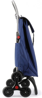 Rolser I-Max MF 6 Wheel Stair Climber Foldable Shopping Trolley - Klein