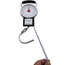 Manual Luggage Baggage Scale with Tape Measure with Dial Analog Display Travel Size Portable Take Along