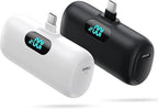 [2 Pack]Small Portable Charger for iPhone 17/16/15 Series,5000mAh 3A PD USB C Power Bank, Mini Travel Essentials Battery Pack for iPhone 17/17 Pro/16/16 Plus/16 Pro/15 Pro Max,Samsung,Android/LG etc