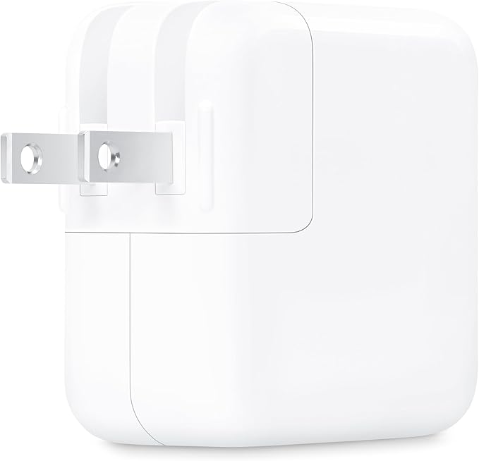 Apple 35W Dual USB-C Port Power Adapter: Fast and Convenient Charging, Type C Wall Charger