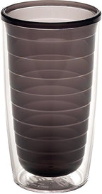 Tervis Clear & Colorful Tabletop Made in USA Double Walled Insulated Tumbler Travel Cup Keeps Drinks Cold & Hot, 16oz, Quartz