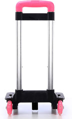 Backpack Trolley 2 Wheels Rolling Luggage Carts Foldable Trolley Cart Aluminium Alloy Hand Cart for School Bags Pet Bag