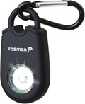 Fosmon Personal Alarm for Women, Self Defense Protection Keychain Safety Sound Siren 125DB with Strobe Light LED Flashlight Carabiner, SOS Emergency Security Alert Device for Kids Teenager Elderly Men