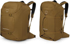 Osprey Sojourn Porter 46L Travel Backpack – Carry-On Compliant Luggage with StraightJacket Compression and Padded Laptop Sleeve – Durable Pack for International or Urban Travel, Brindle Brown