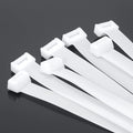 Armpow 40 inch White Zip Ties Heavy Duty 15 PCS, 440 LBS Ultra Exclusive Strong Plastic Wire Ties, Large Cable Ties Extra Long Tie Wraps, Indoor and Outdoor UV Resistant