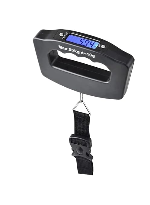 Luggage Weight Scale, Digital Luggage Scale Portable Suitcase Scale Tool Handheld Electronic Scale Backlight Weighting Travel Accessories,for Travel(1PC)