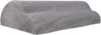 Foot Rest Under Desk Ergonomic Footrest Cushion Pillow Leg Rest Support Flannel Foam Material Suitable for Office Home Car Airplane Travel Men Women, Dark Gray