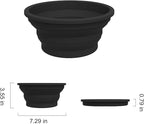 Portable Elevated Dog Bowl with 2 Collapsible Silicone Bowls, Portable Raised Feeder for Travel & Camping – Lightweight, Fold-Flat Feeding Station for Small, Medium & Large Dogs