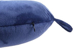GDEOUP Travel Pillow - Memory Foam Neck Pillow Support Pillow,Luxury Compact & Lightweight Quick Pack for Camping,Sleeping Rest Cushion (Navy Blue)