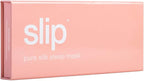 slip Pure Silk Sleep Mask - Pink | 100% Mulberry Silk, Ultra Soft & Comfortable, Blocks Light for Restful Sleep | Adjustable Strap for Perfect Fit, Gentle on Skin & Hair | Ideal Travel Accessory