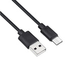 Smays USB to USB C Cable 6ft 5-Pack, Type C Phone Charger Cord Bulk, Black