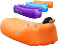 WEKAPO Inflatable Couch Air Lounger Chair - Camping & Beach Accessories, Portable Blow up Sofa for Hiking, Lawn, Indoor/Outdoor Movies & Music Festivals. Lightweight and Easy to Set Up Air Hammock