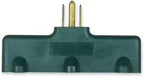 OSKOS 3-Prong 3-Outlet Extender Adapter, Heavy Duty Triple Grounding Outlet. 5 Pack