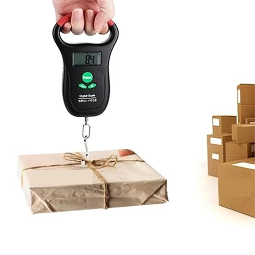 Luggage Weight Scale, Handheld Digital Luggage Scale with Grip for Travel Portable Electronic Weighing Suitcase & Bag 110Lb/50kg Lightweight,for Travel
