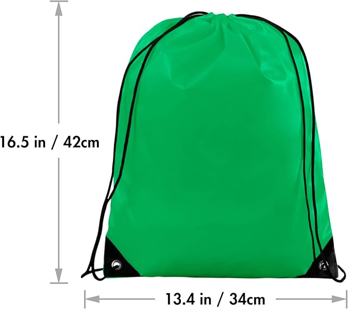 IKAYAS 6Pcs Drawstring Bags Bulk Colorful Drawstring Backpack, String Backpack Cinch Sack Sport Gym Backpack Bags for Yoga Traviling Outdoor Sports