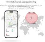 GPS Tracker for Vehicles No Subscription, Real-Time Smart Tracking Devices for Cars Hidden, Key Finder Locator with Sound, with Find My (iOS Only), for Luggage, Pet, Kids, Key, Wallet & More