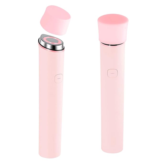 2Pcs Silicone Protective Head Case Suitable for Mini Booster Pro，Beauty Device Cover Head Cap for Mini Booster Pro Accessory (Pink)