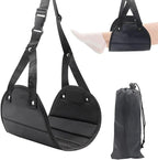 Airplane Foot Hammock Airplane Travel Footrest Hammock Comfy Foot Hanger Plane Footrest for Long Trip Desk Travel Essentials, 2Pack