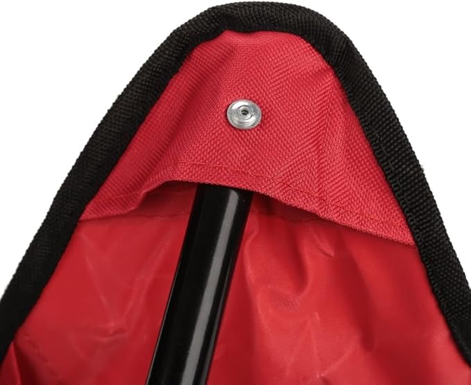 Folding Camping Stool with Carry Strap - Portable Tripod Lightweight 3-Leg Collapsible Chair for Outdoor Hiking, Fishing, Picnic & Travel(Red)