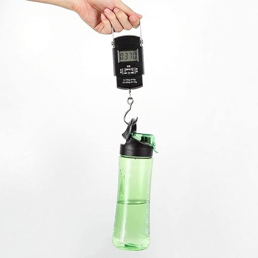 Electronic Weighing 50kg Travel with Luggage Portable Digital LCD Display,Size:123x83x25mm,Multifunction,Unit Conversion