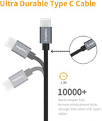 45W Fast USB C Car Charger for Google Pixel 10/10 Pro/10 Pro XL/9/9a/8/7, Galaxy S26+/S25 Ultra, Looptimo Android Phone Plug PD & QC3.0 Cigarette Lighter Adapter with Rapid Charging 3.3ft Type C Cable