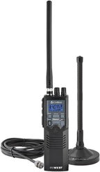Cobra HHRT50 Road Trip CB Radio - 2-Way Handheld Emergency Radio with Access to Full 40 Channels & NOAA Alerts, Rooftop Magnet Mount Antenna and Omni-Directional Microphone, Black, 6.3" x 2" x 1.75"