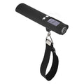 3 in 1 Digital Luggage Scale, 110lbs Capacity LCD Display Portable Hanging Suitcase Weight Scale with Flashlight for Travel