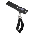 3 in 1 Digital Luggage Scale, 110lbs Capacity LCD Display Portable Hanging Suitcase Weight Scale with Flashlight for Travel