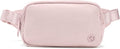 Pander Mini Belt Bag – Ultra Compact, Fits 6.7” Phone, Lipstick, Earbuds, Essentials, Small Crossbody Waist Purse, Pink