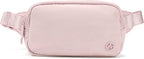 Pander Mini Belt Bag – Ultra Compact, Fits 6.7” Phone, Lipstick, Earbuds, Essentials, Small Crossbody Waist Purse, Pink